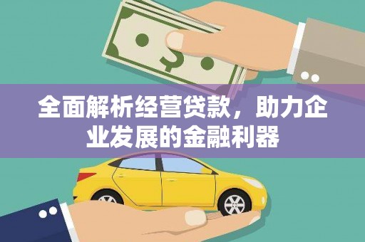港口全面解析经营贷款，助力企业发展的金融利器