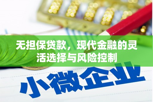 港口无担保贷款，现代金融的灵活选择与风险控制