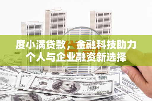 港口度小满贷款，金融科技助力个人与企业融资新选择