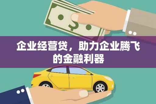 港口企业经营贷，助力企业腾飞的金融利器