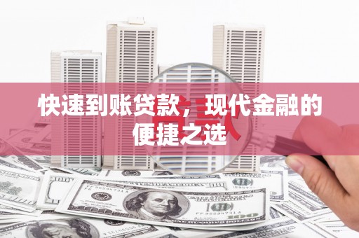港口快速到账贷款，现代金融的便捷之选