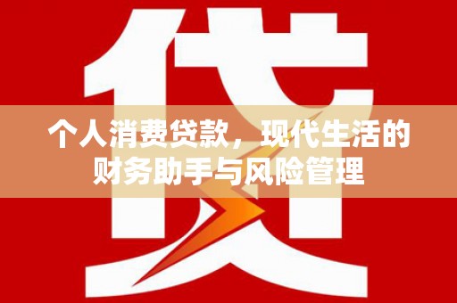 港口个人消费贷款，现代生活的财务助手与风险管理