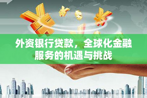 港口外资银行贷款，全球化金融服务的机遇与挑战