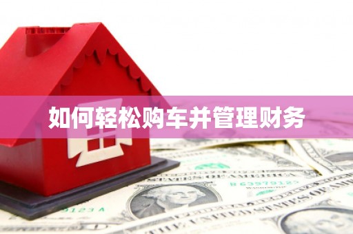 港口如何轻松购车并管理财务