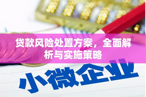 港口贷款风险处置方案，全面解析与实施策略